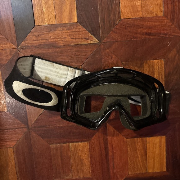 Oakley O-Frame MX Jet Black Ski Snowboard Goggles - Needs‎ Lenses - Picture 1 of 4